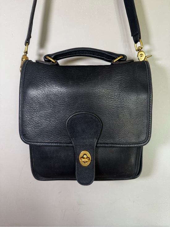 Coach Handbags - Vintage Coach Black Legacy Station Bag 5130 Crossbody USA Made